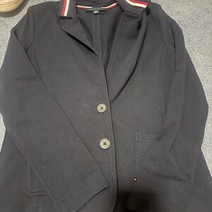 Tommy Hilfiger Navy Blazer with Red and White Trim
